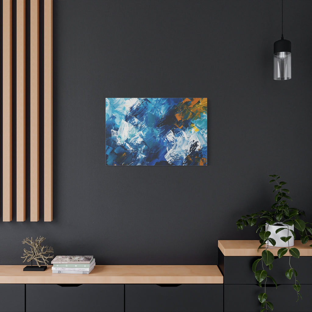 Abstract Painting Inspired by Munich and Bavarian Culture Stretched Canvas Wall Art