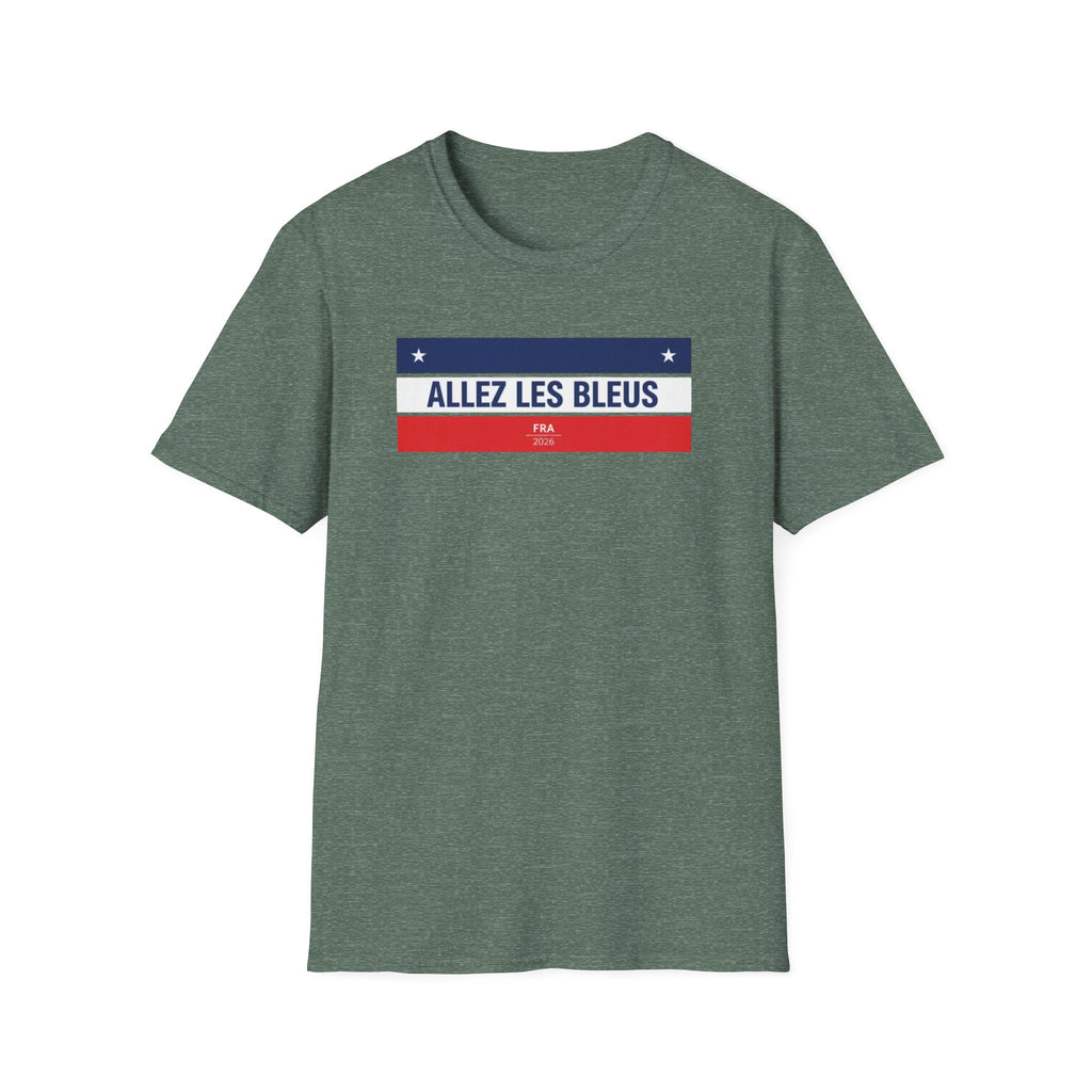 T-Shirt — Allez Les Bleus French Flag Soccer Supporter Tee