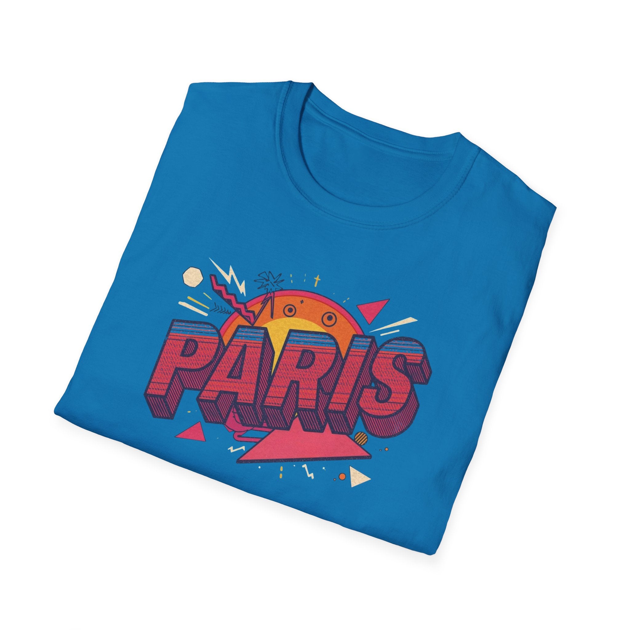 Paris Retro Graphic T-Shirt — Vintage Sunset Travel Tee
