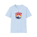 London Skyline World Cup 3 Lions T-Shirt — Supporting England 2026 Sunset Graphic