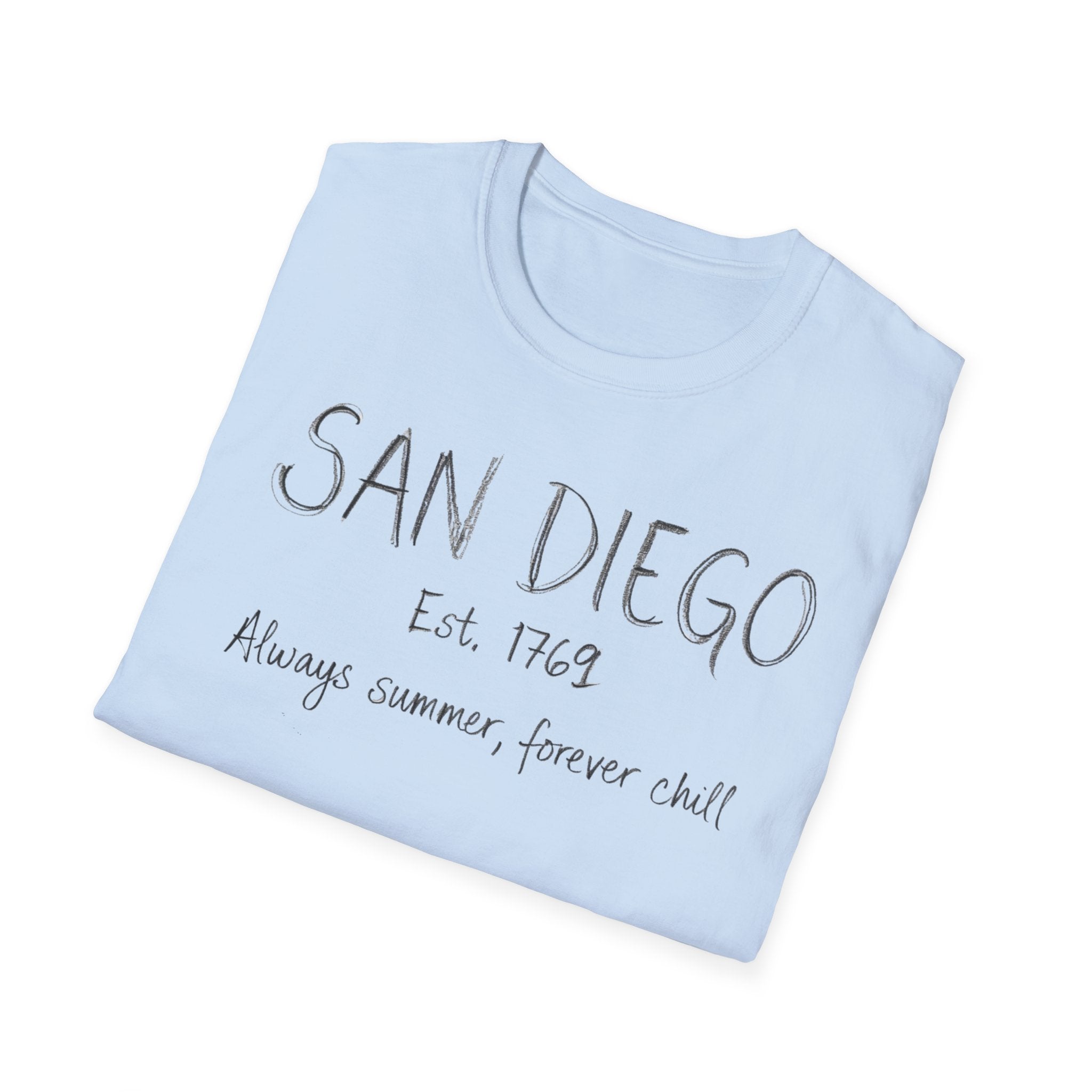 San Diego Est. 1769 "Always Summer, Forever Chill" T-Shirt