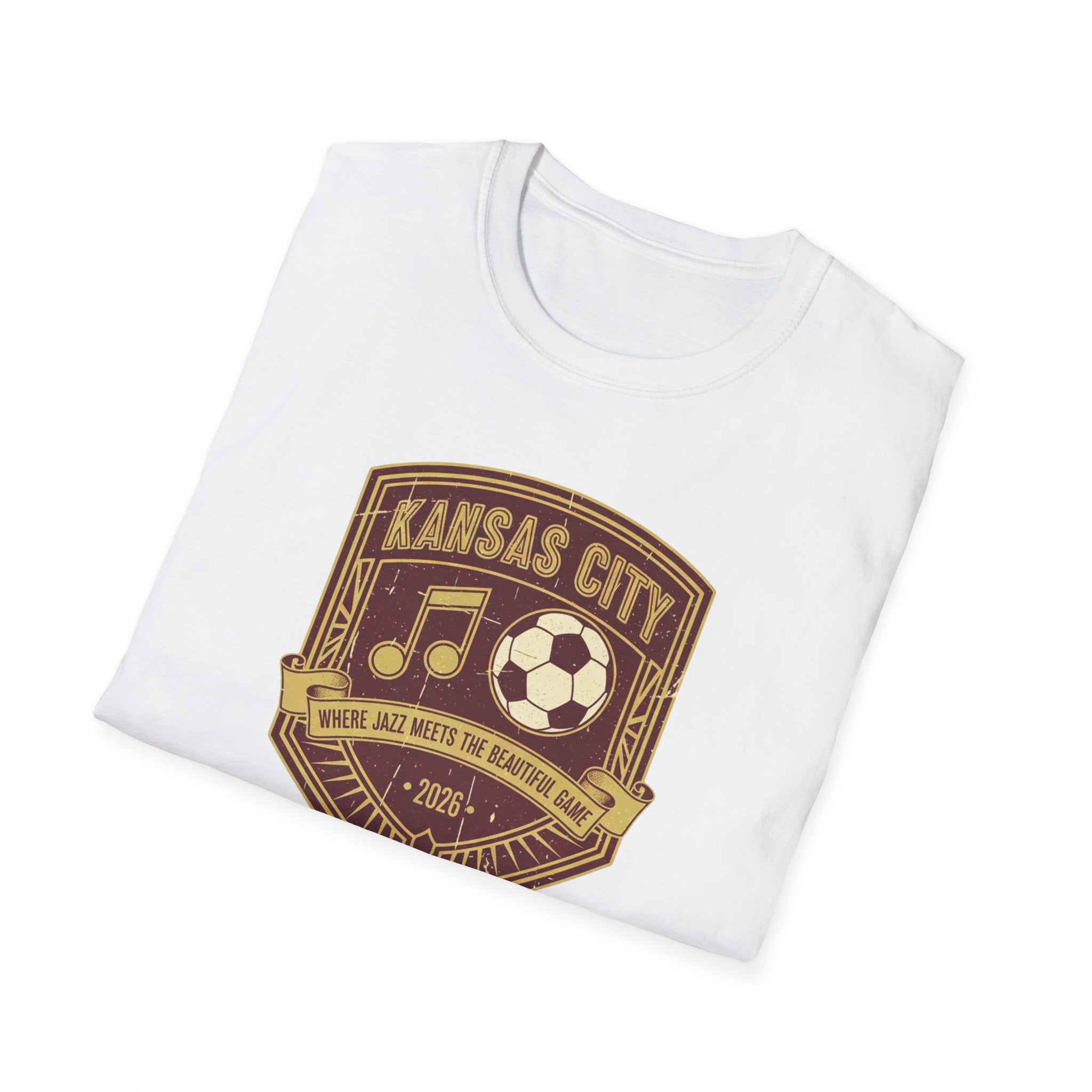 Kansas City Music & Soccer Crest T-Shirt