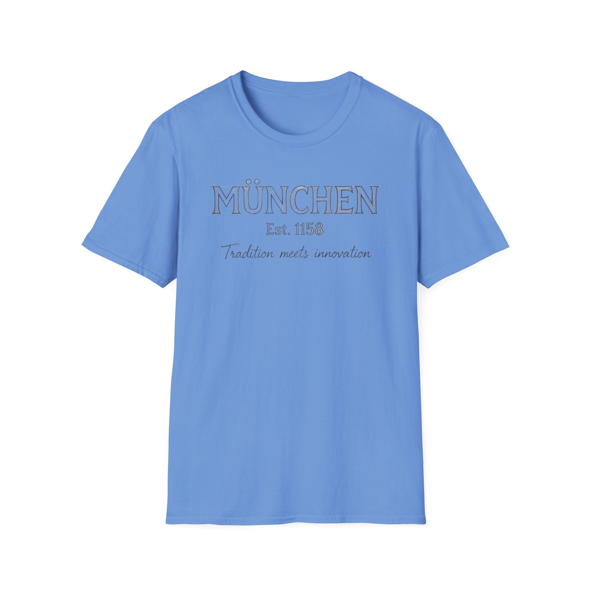 München Est. 1158 T-Shirt | Tradition Meets Innovation, Munich Typography Tee