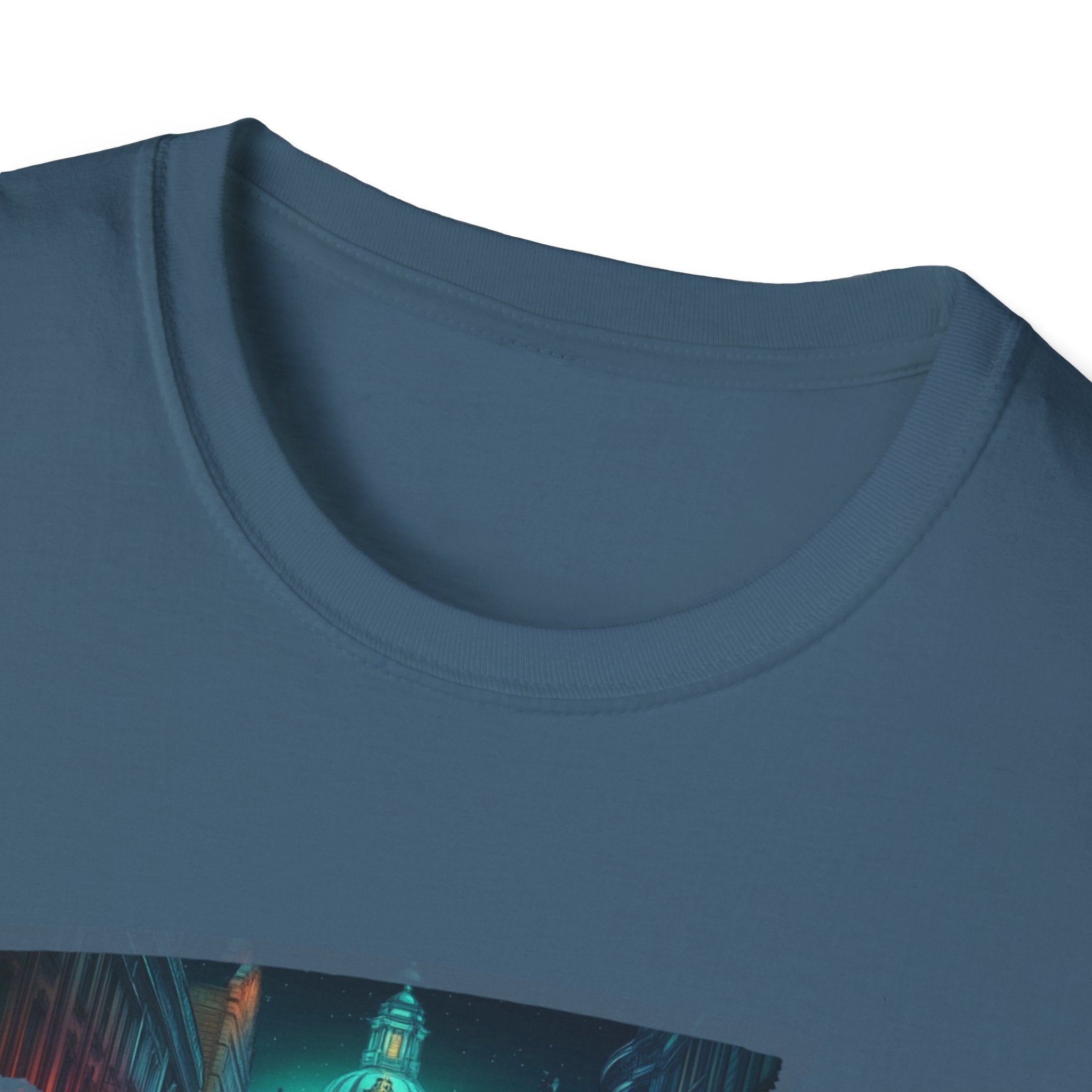 Dublin Cityscape Painting T-Shirt | Ireland Travel Souvenir