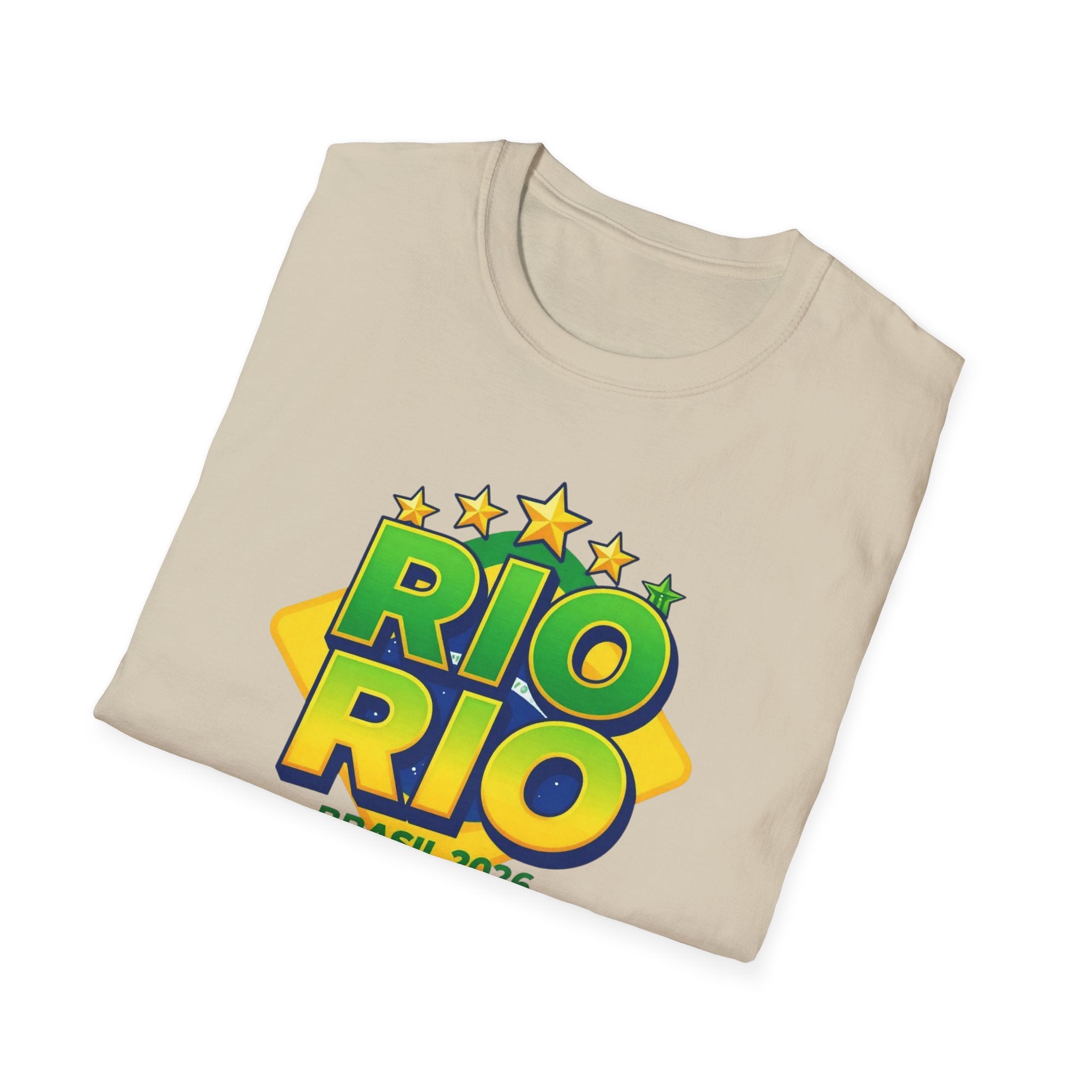 Rio Rio Brasil 2026 T-Shirt — Bright Brazilian Travel Souvenir Tee