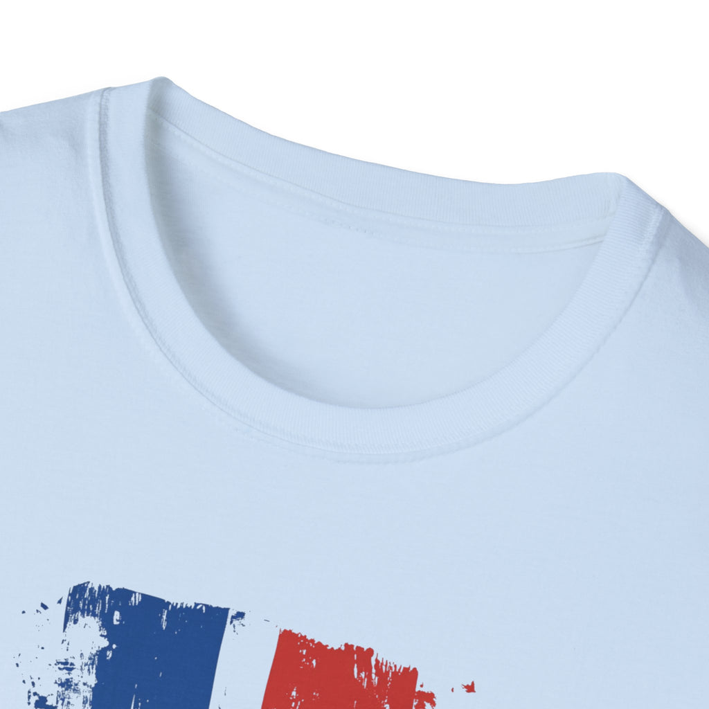 Allez Les Bleus T-Shirt | French Flag Grunge Football Soccer Shirt