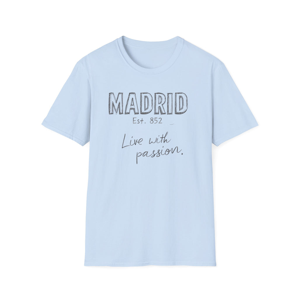Madrid “Live with Passion” Graphic T‑Shirt