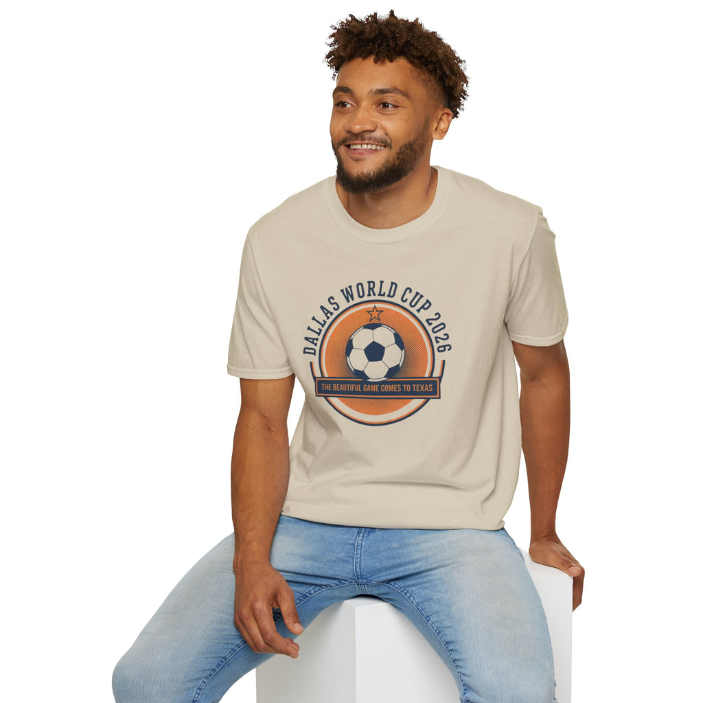 Dallas World Cup 2026 Soccer T-Shirt — "The Beautiful Game Comes to Texas"