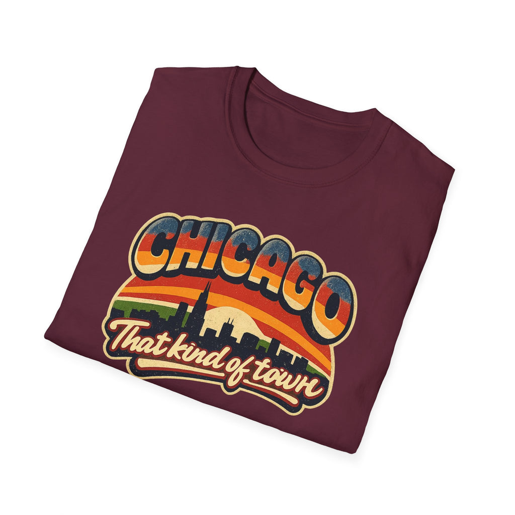 Chicago Retro Skyline T-Shirt — "That Kind of Town" Vintage City Tee