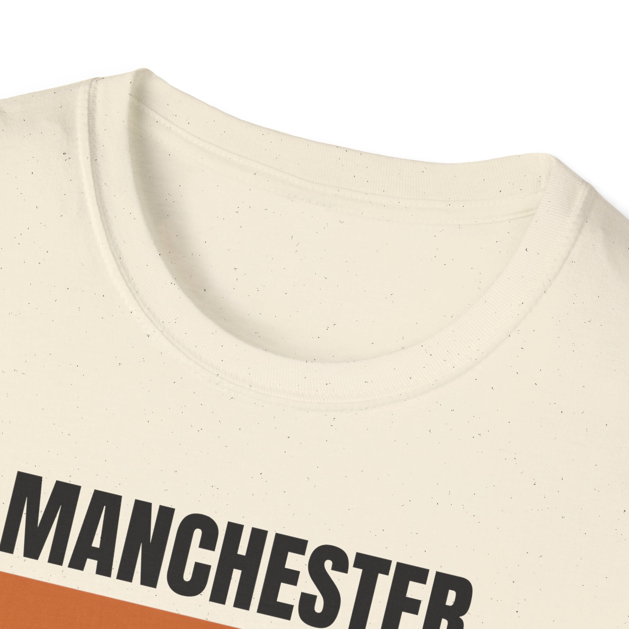 Manchester Retro Stripes T-Shirt | Vintage City Graphic