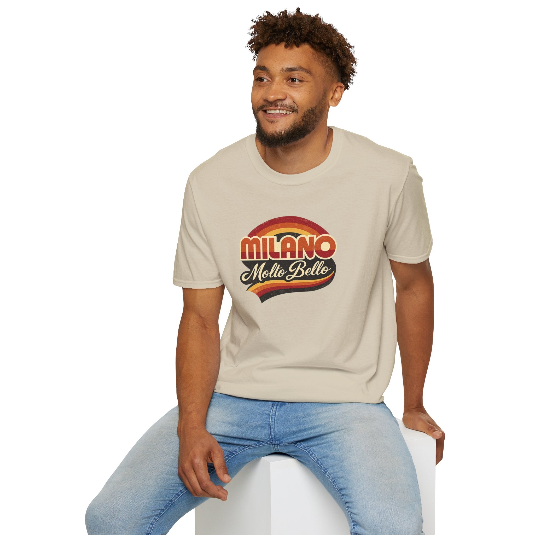 Milano Molto Bello Retro T-Shirt — Vintage Italian Graphic Tee