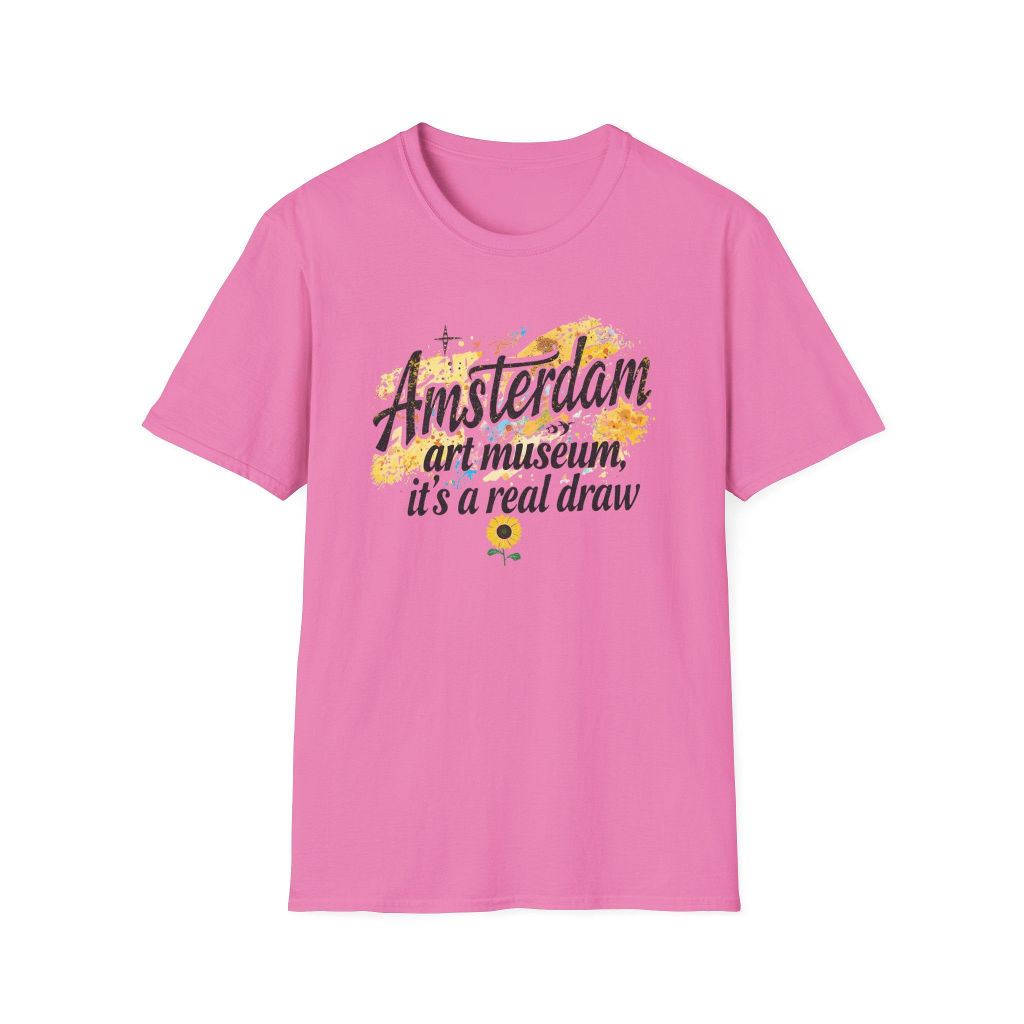 Amsterdam Art Museum T-Shirt — "Amsterdam: art museum, it's a real draw" Travel Tee