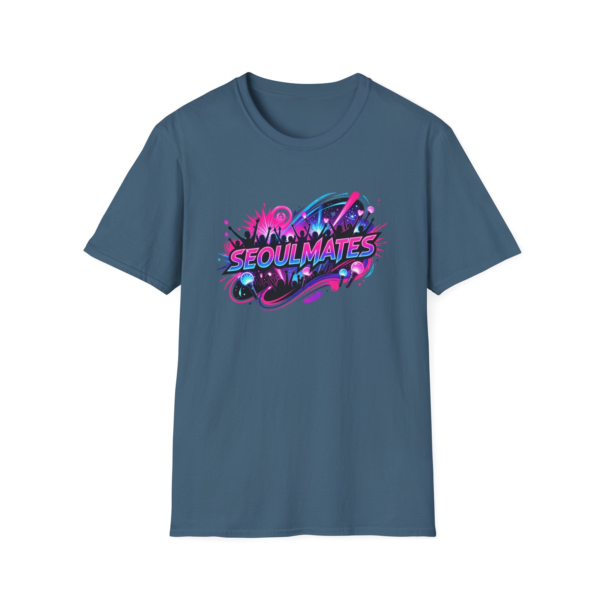 Seoulmates Graphic T-Shirt — Neon K-Pop City Vibe Tee