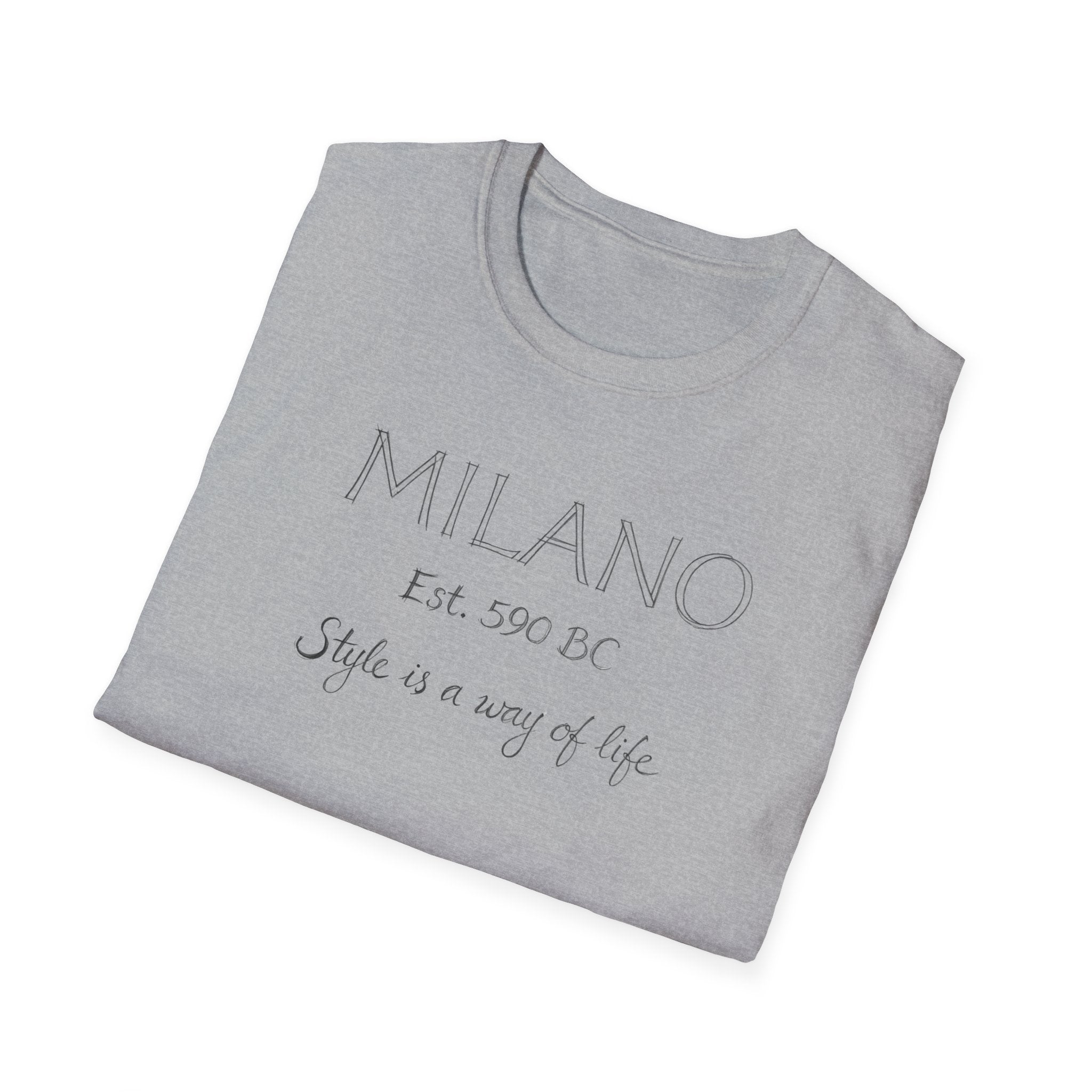 Milano Est. 1400 BC "Style Is a Way of Life" T-Shirt
