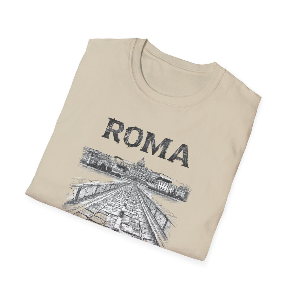 Roma vintage cityscape T-Shirt | All Roads Lead to Rome