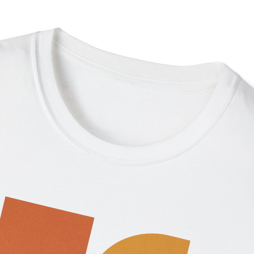 Retro Chicago Square Logo T-Shirt | Mid-Century City Design