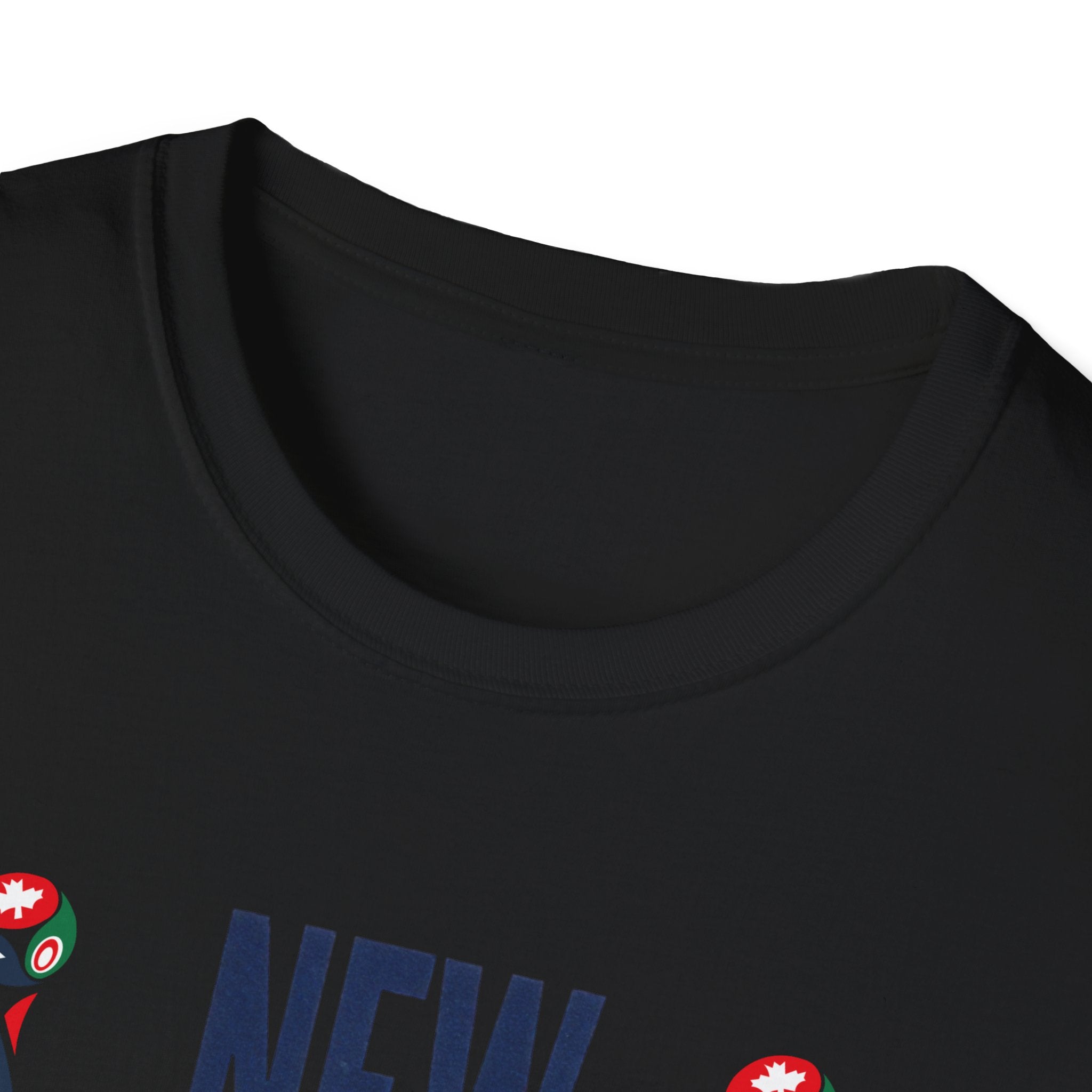 New York USA World Cup 2026 T-Shirt — American Flag Skyline Soccer Tee