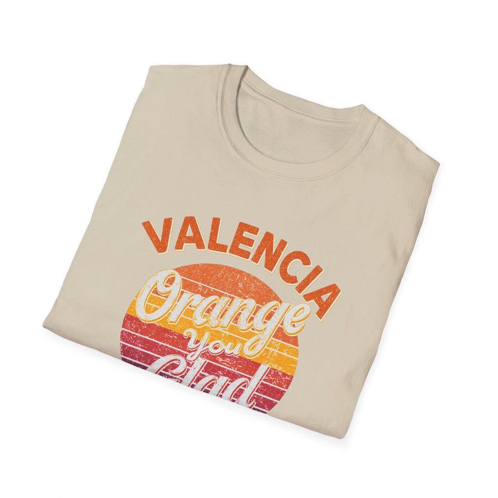 Valencia Orange You Glad Retro Graphic T-Shirt