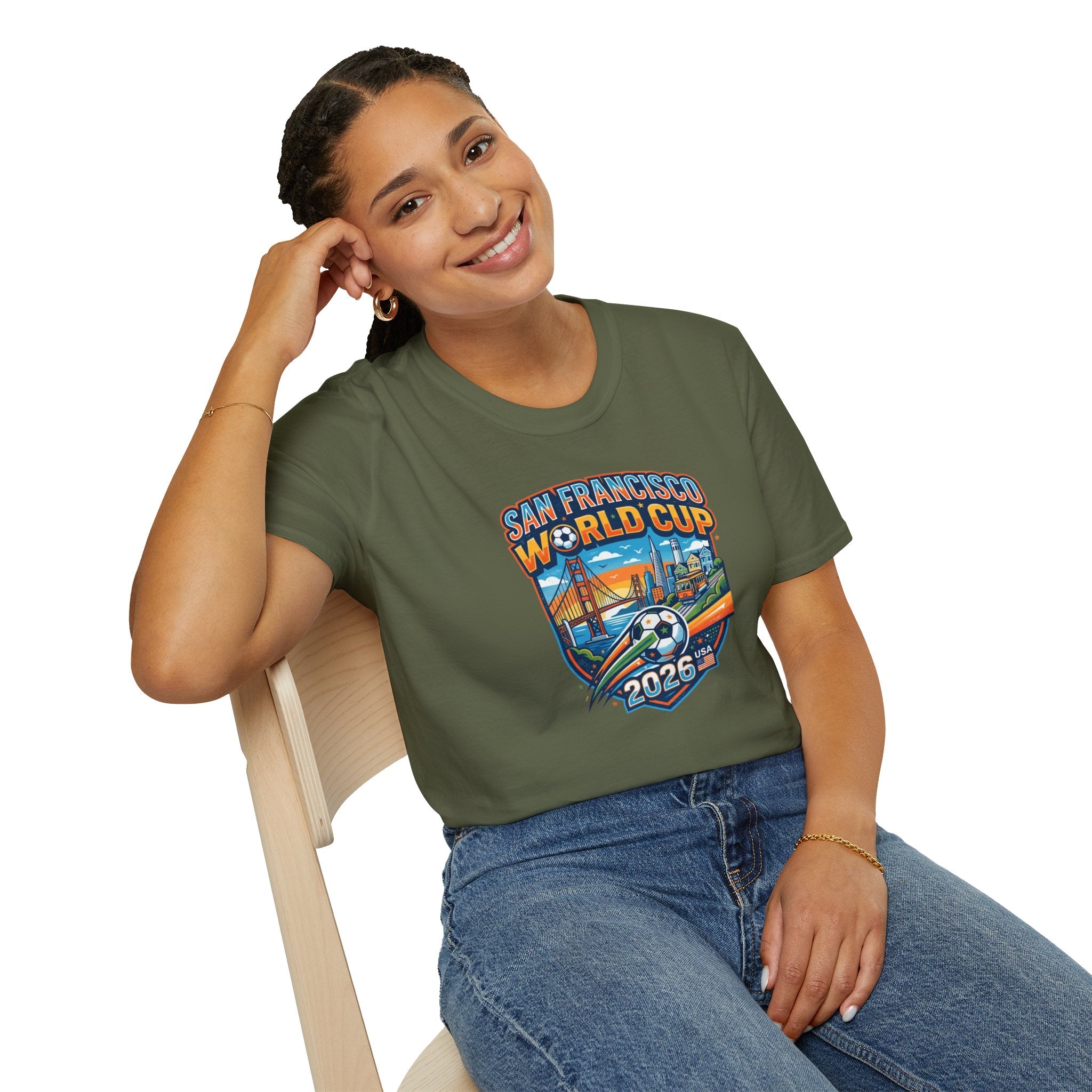 San Francisco World Cup 2026 T-Shirt — Vintage City Soccer Crest