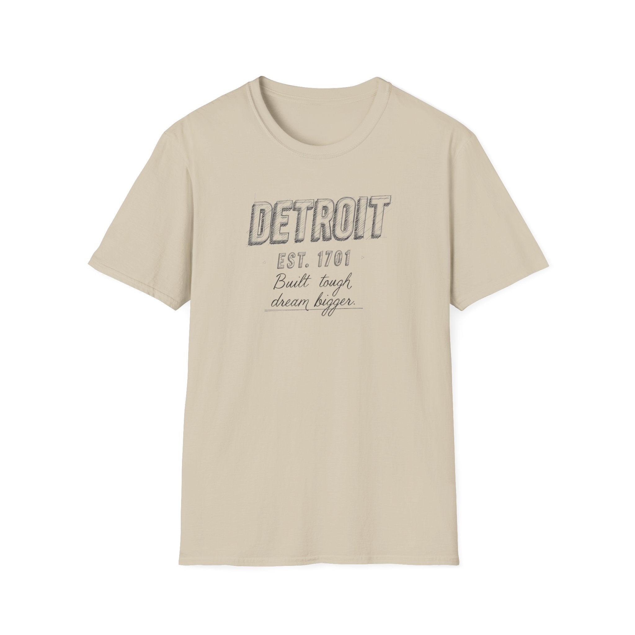 Detroit Vintage Graphic T-Shirt — "Detroit Est. 1701" City Pride Tee