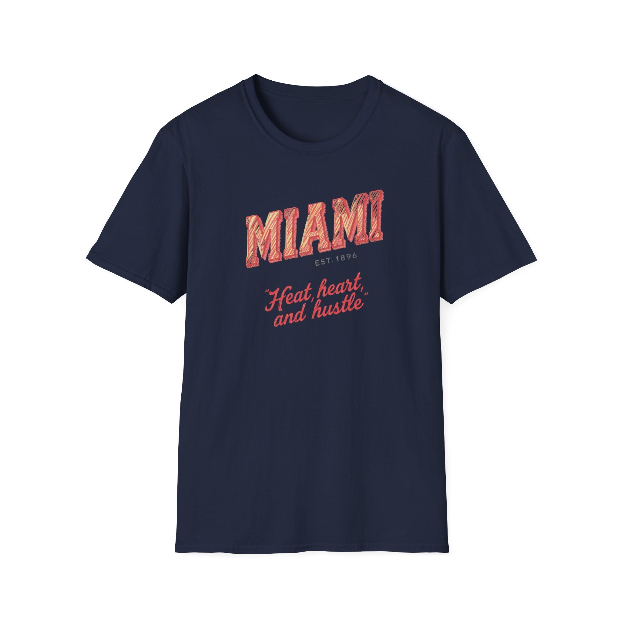 Miami - Heat, Heart and Hustle graphic t-shirt