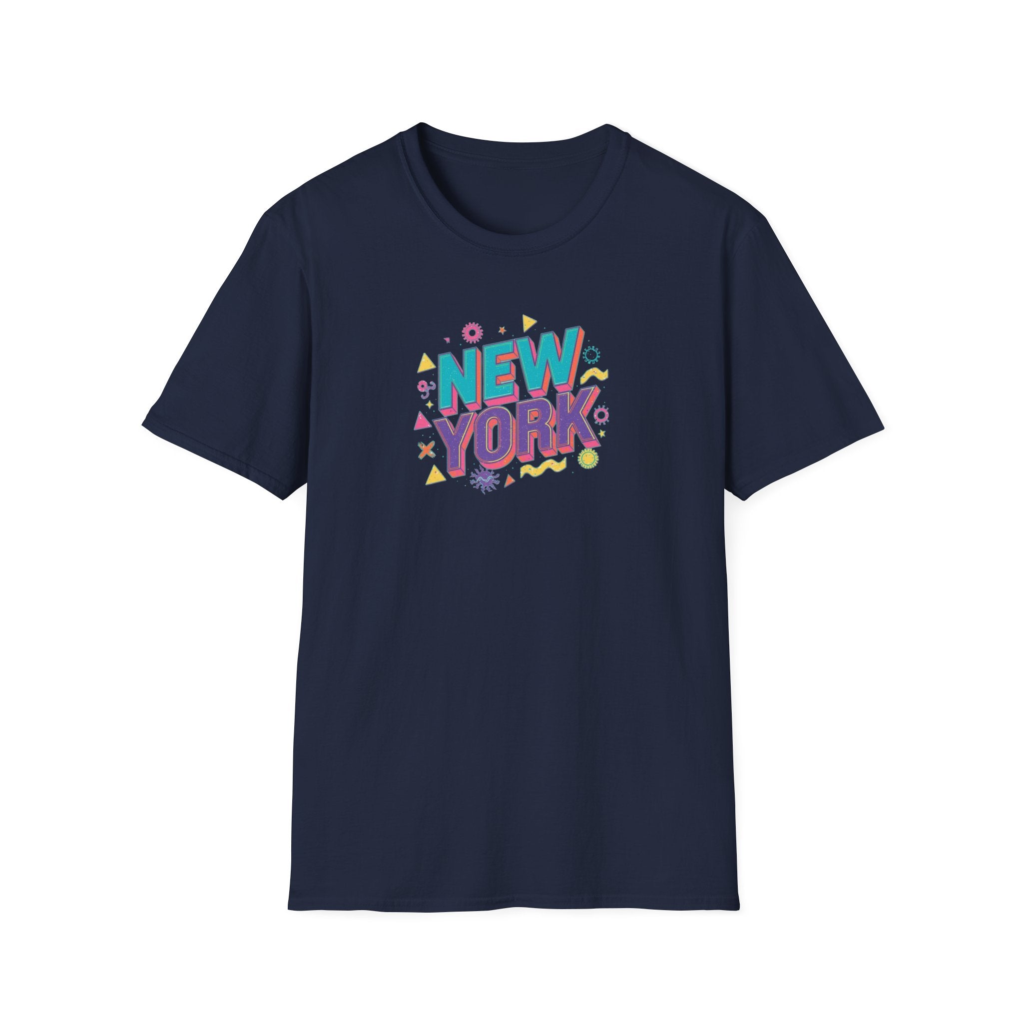 New York colorful typography T-Shirt | city souvenir, retro pop design
