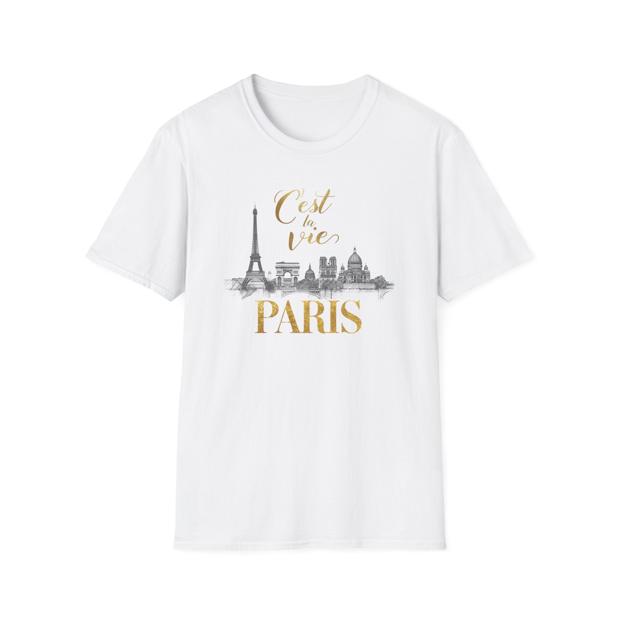 Paris Skyline T-Shirt | C'est la Vie Paris Graphic Tee