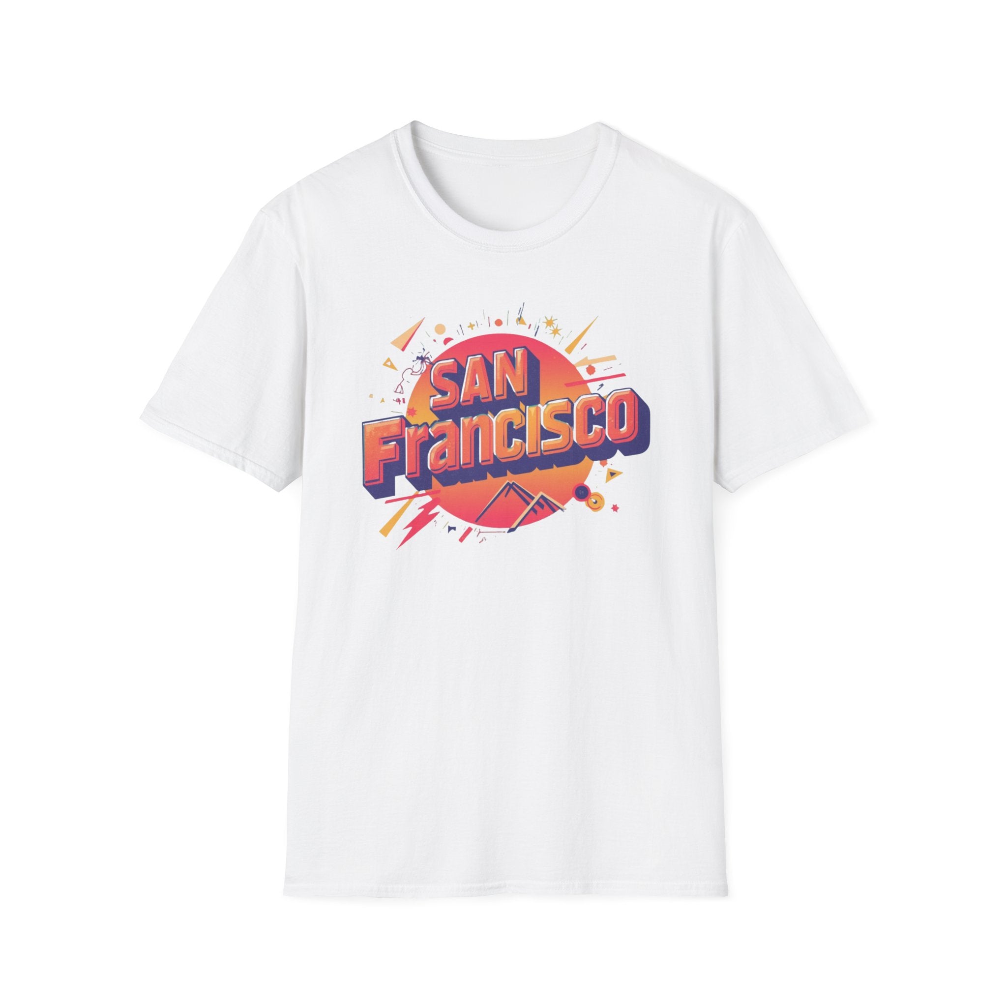 San Francisco Retro Sunset T-Shirt — Vintage City Skyline Tee
