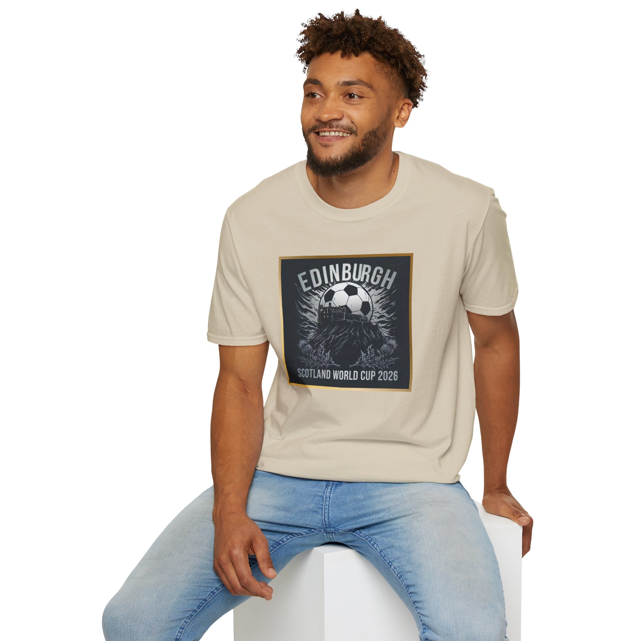 Edinburgh Soccer T-Shirt – Scotland World Cup 2026 Football Tee