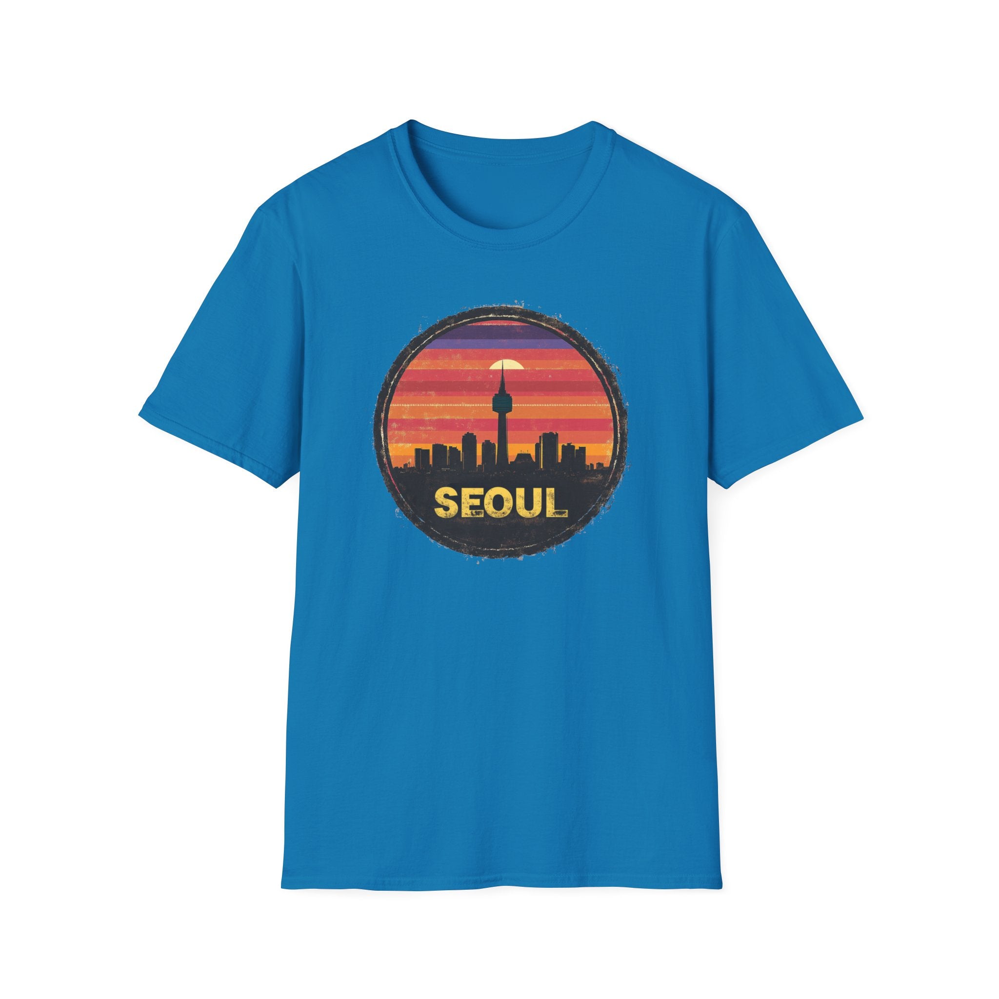 Seoul Sunset Skyline T-Shirt