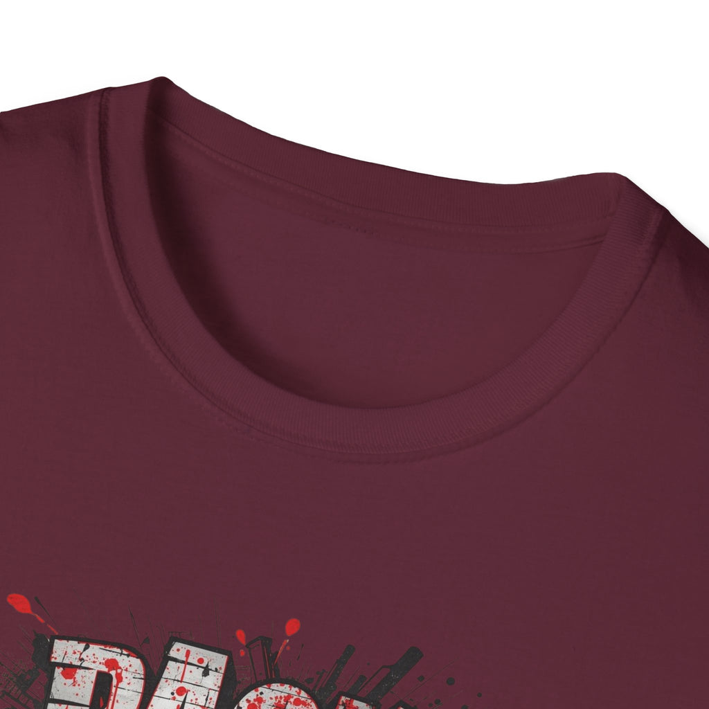 PACK MAS graphic T-Shirt | grunge splatter typography