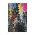 Abstract Urban Graffiti Canvas inspired by Berlin history