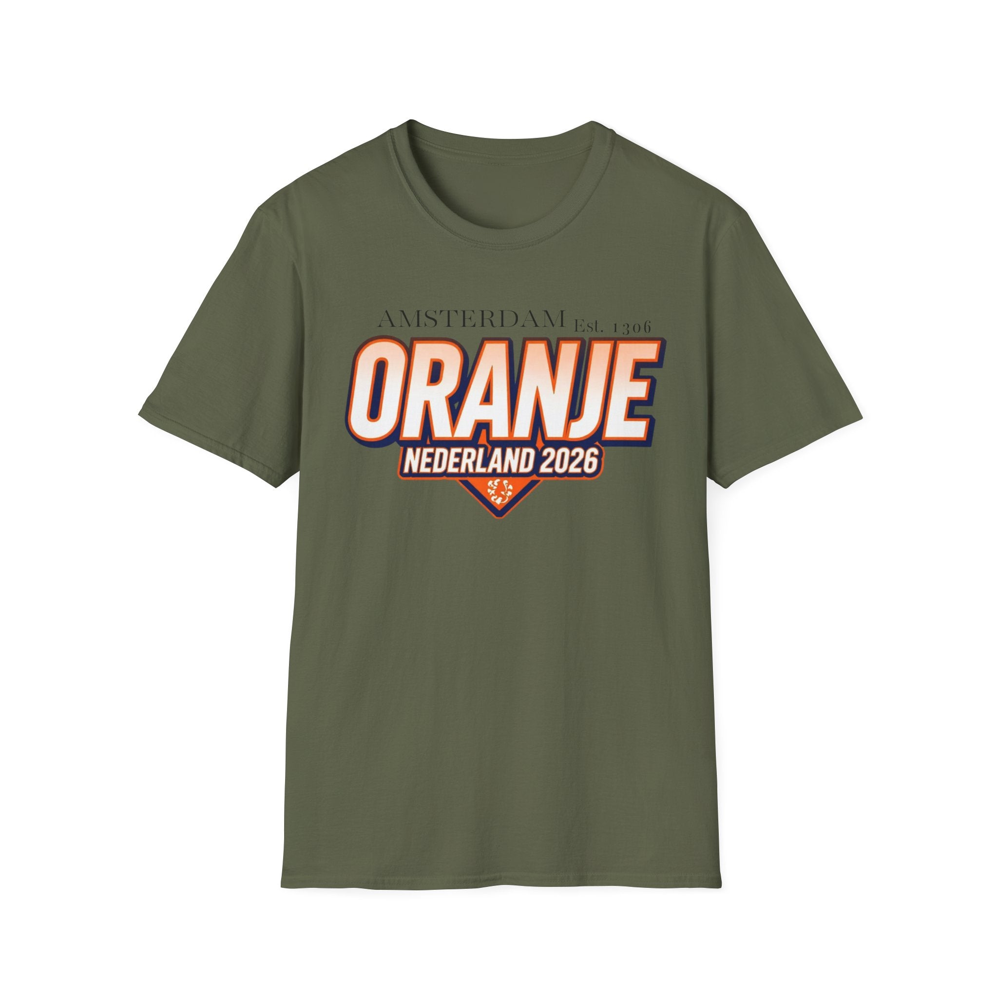 Oranje Nederland 2026 T-Shirt – Amsterdam Football Fan Tee