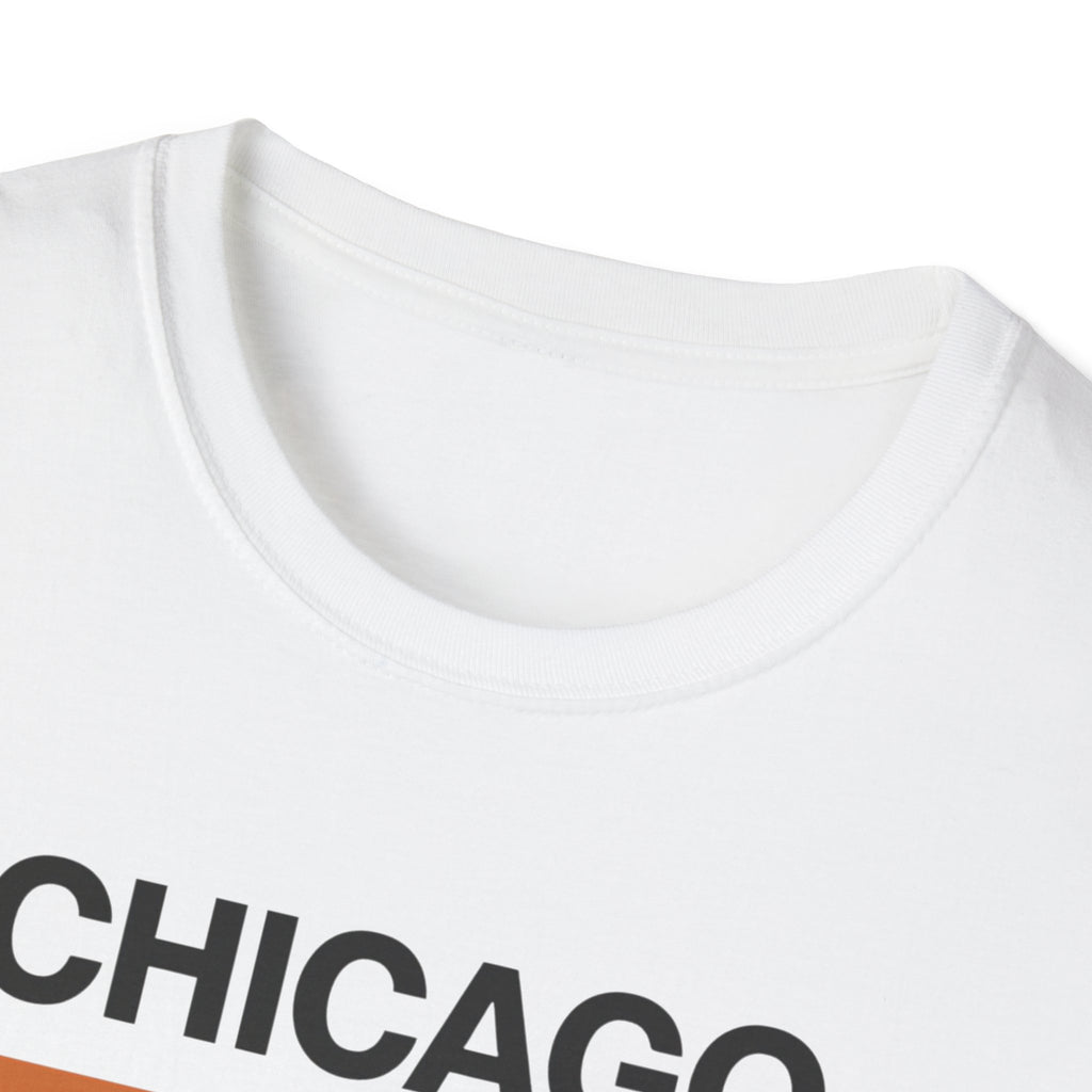 Chicago Retro Stripes T-Shirt | Vintage City Typography