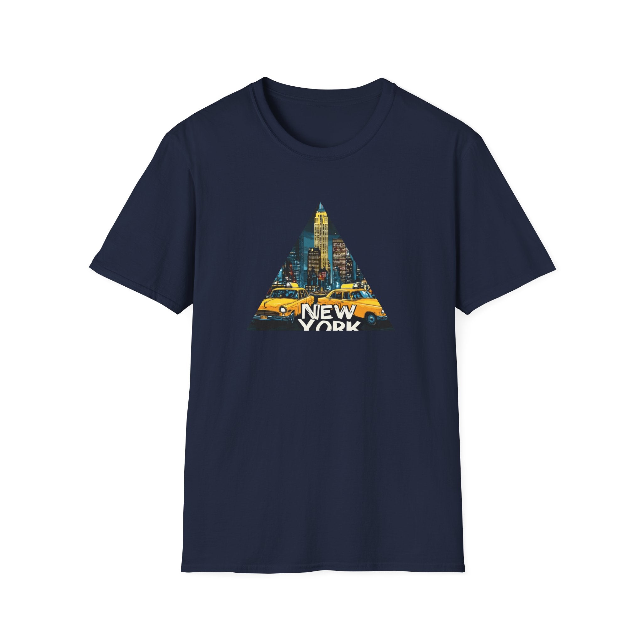 New York City Taxi Triangle T-Shirt | NYC Skyline Graphic Tee