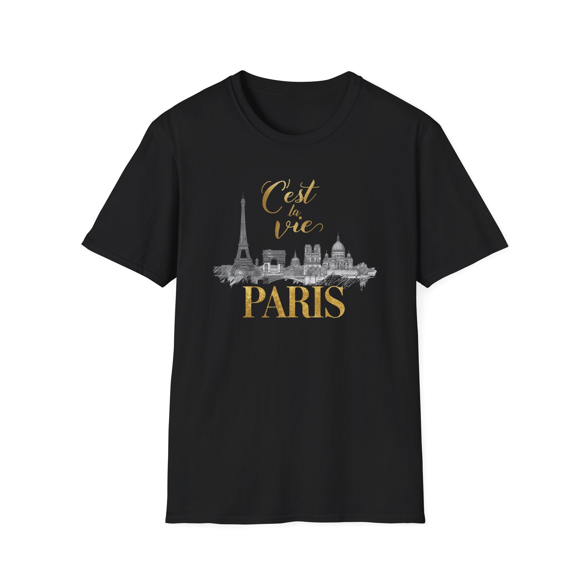 Paris Skyline T-Shirt | C'est la Vie Paris Graphic Tee