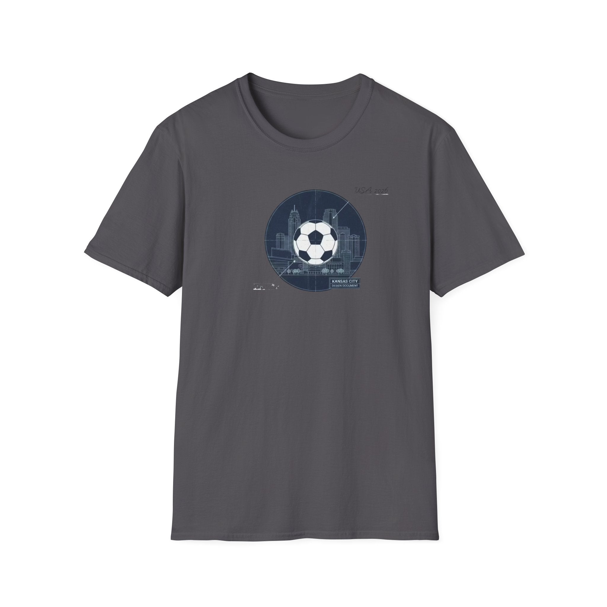 Soccer Globe T-Shirt — Vintage Stadium Soccer Ball Graphic Tee