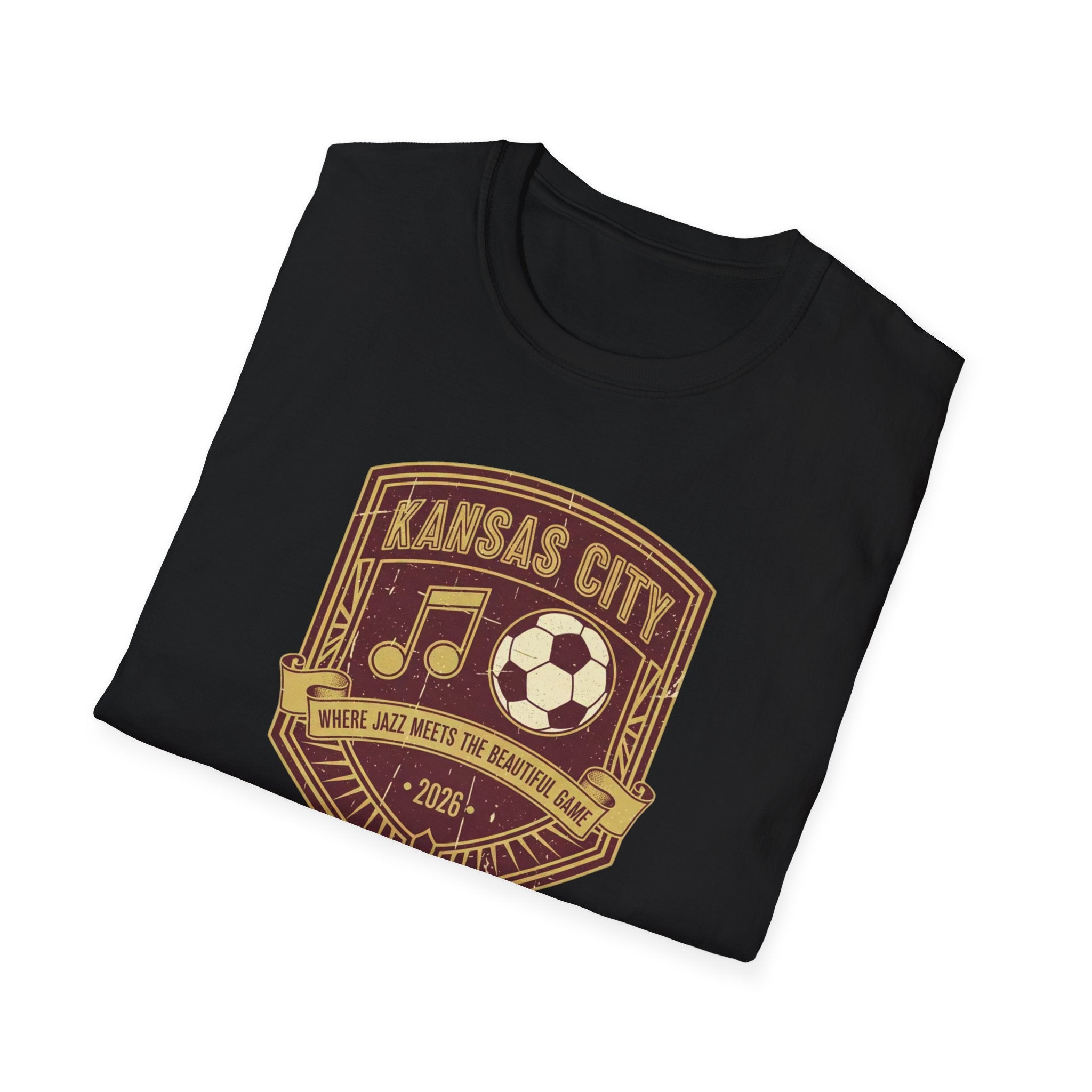 Kansas City Music & Soccer Crest T-Shirt