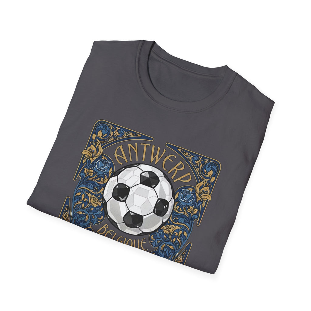 Antwerp Belgique Soccer Vintage Art Tee — World Cup 2022 Football Shirt