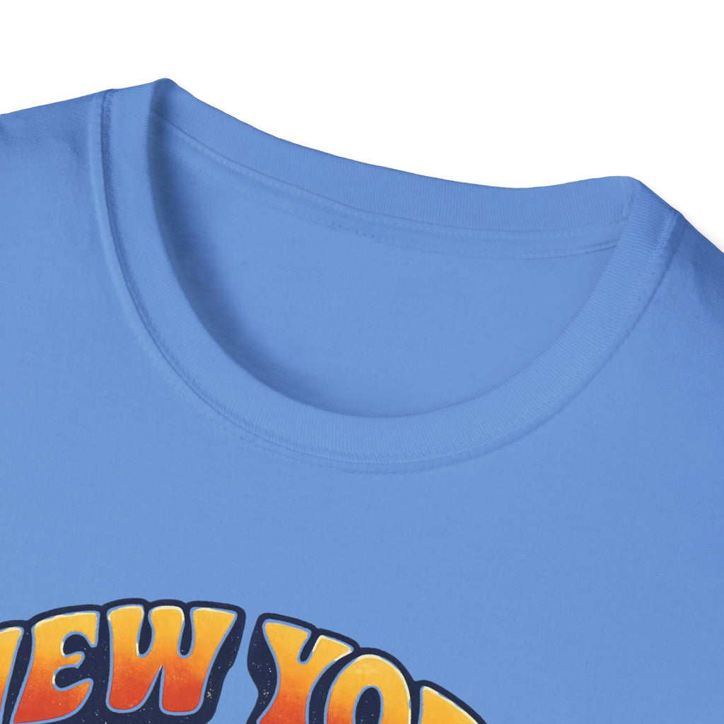 New York "Forget About It" Retro Sunset T-Shirt
