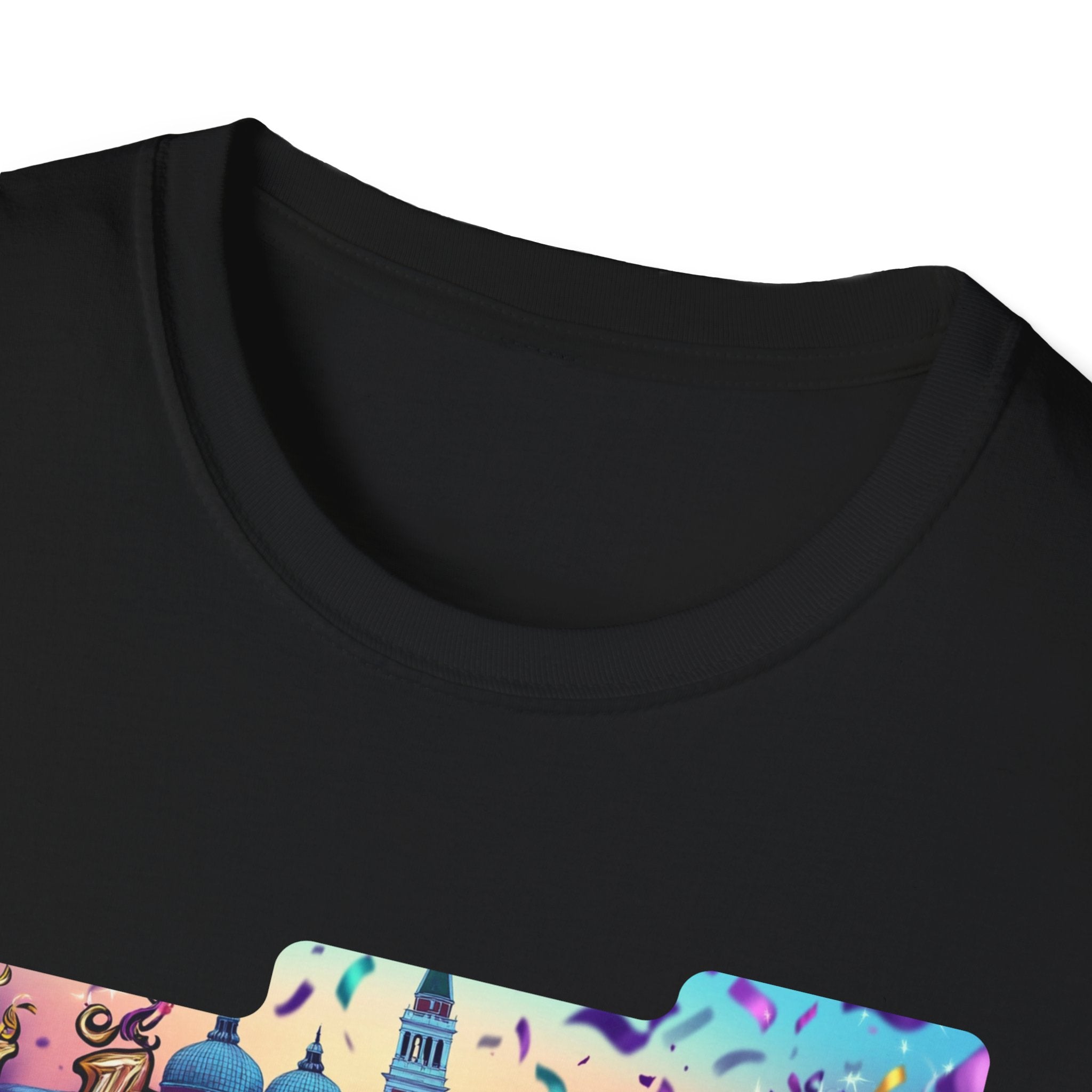 Venice Retro Neon Block T-Shirt | City Travel Souvenir