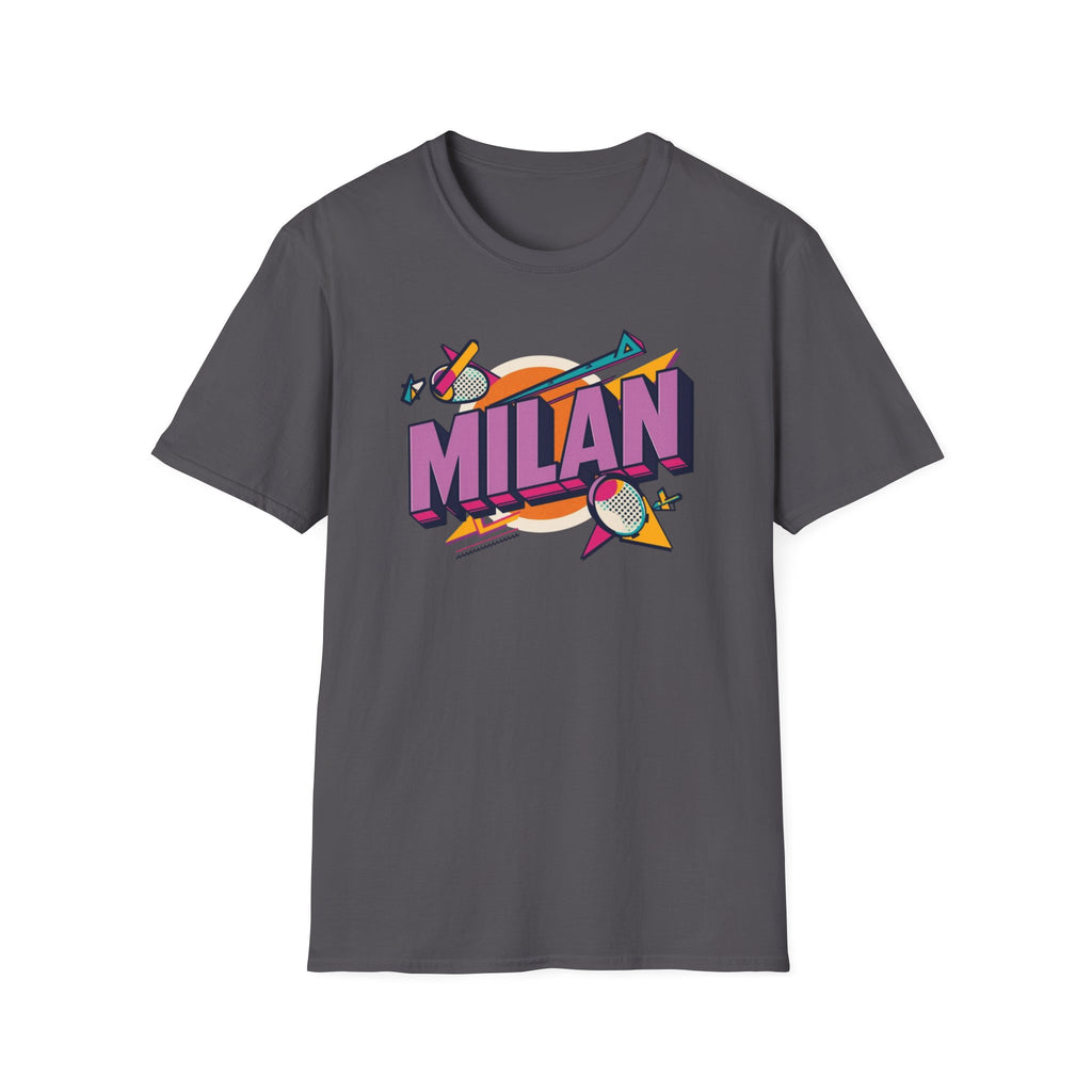 Milan Retro Graphic T-Shirt — 80s Pop Art City Design