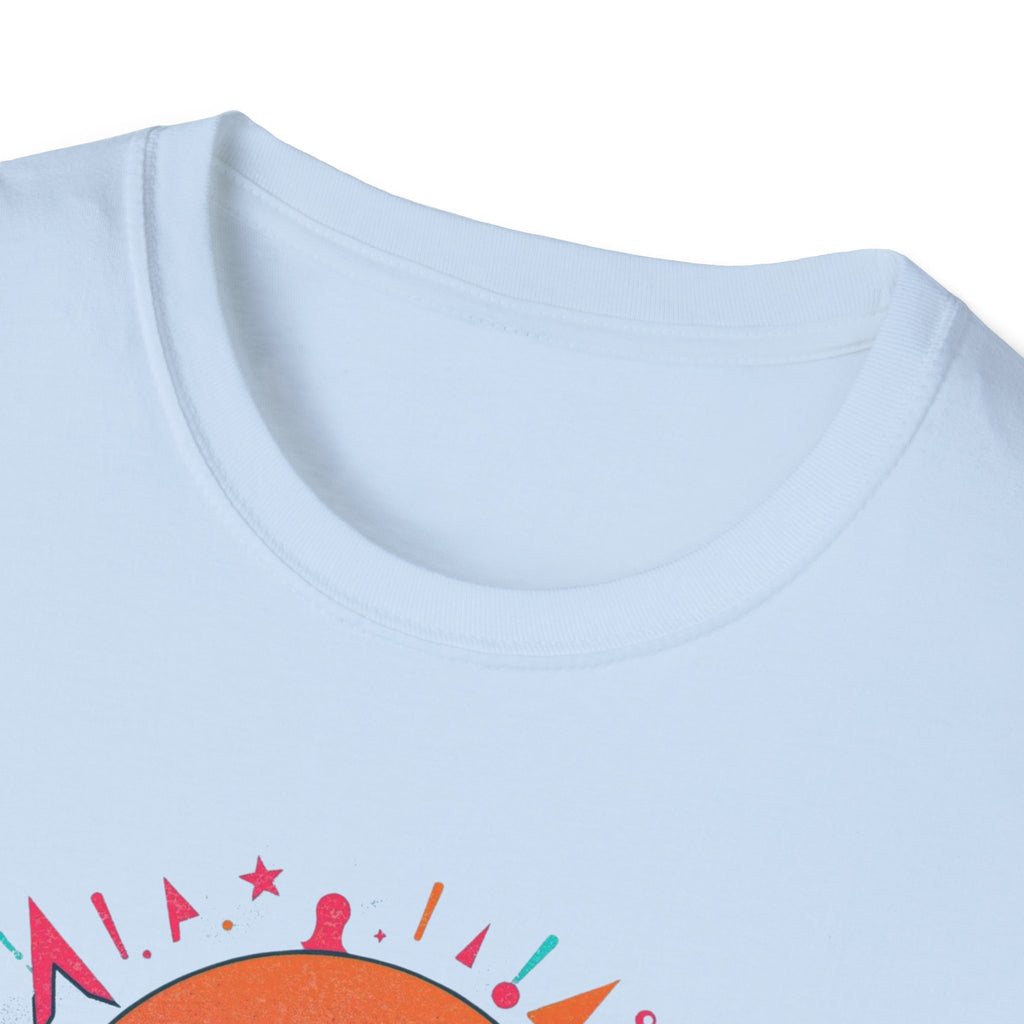 Boston Retro Sunset T-Shirt — Colorful City Graphic Tee