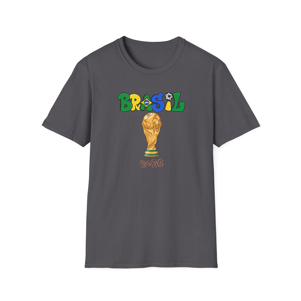 Brasil World Cup Trophy T-Shirt — Brazil Soccer Fan Tee