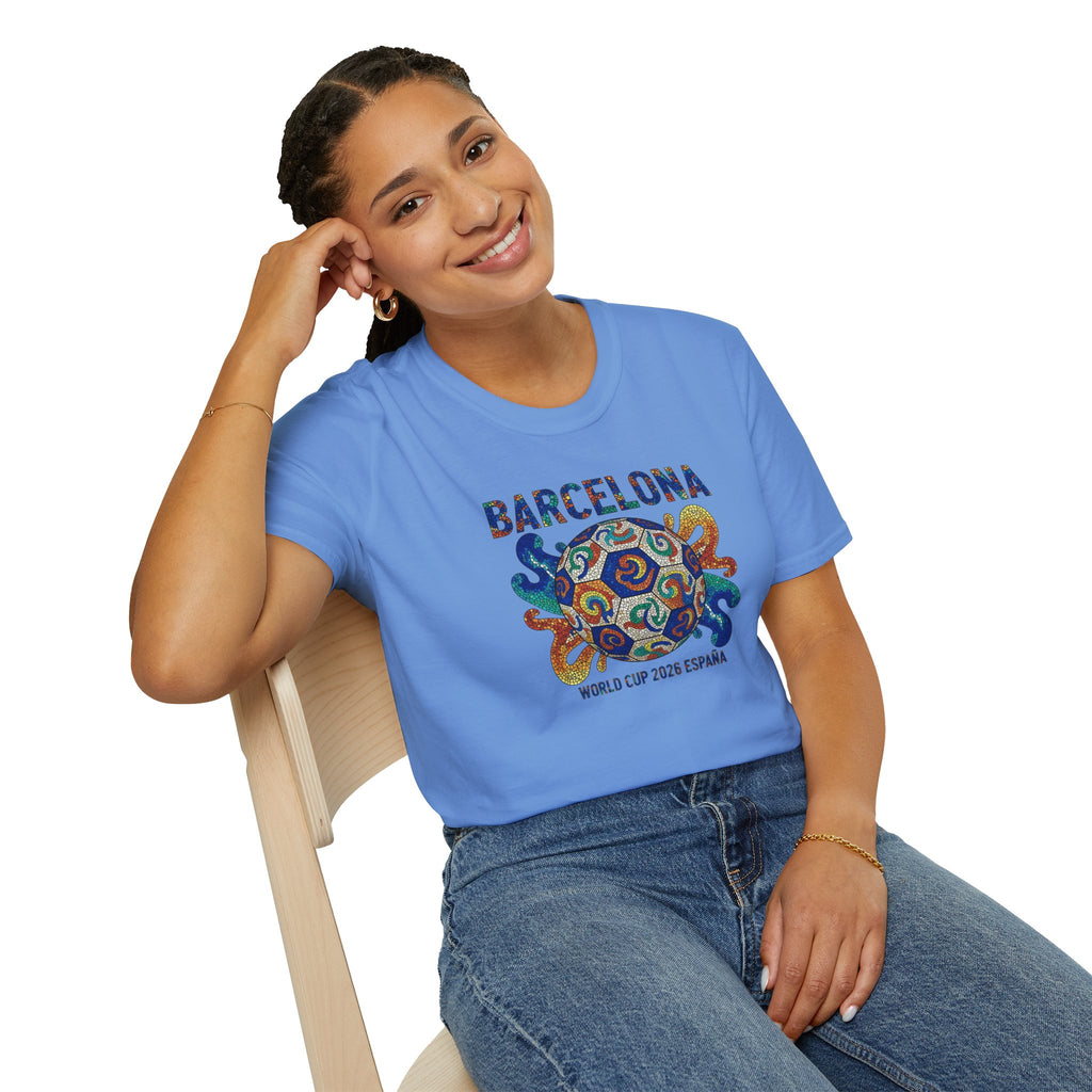 Barcelona Octopus T-Shirt — World Cup España 2026 Soccer Fan Tee