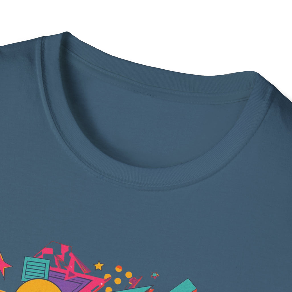 Dublin Retro Graphic T-Shirt — Bright 80s Style City Souvenir