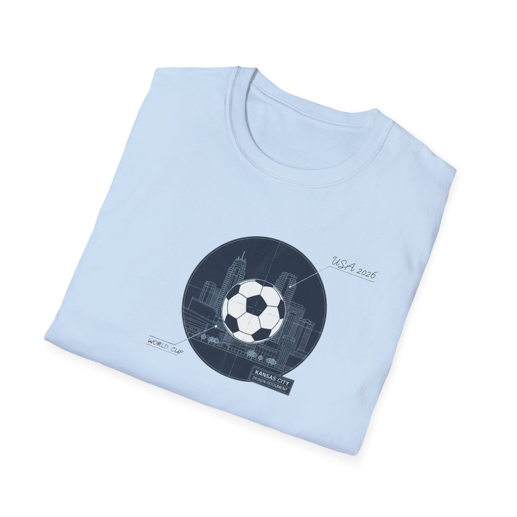 Soccer Globe T-Shirt — Vintage Stadium Soccer Ball Graphic Tee