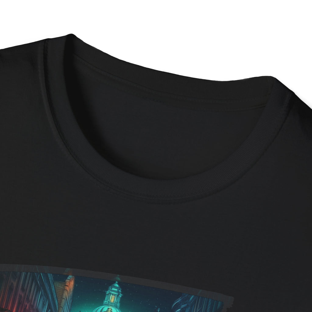 Dublin Cityscape Painting T-Shirt | Ireland Travel Souvenir
