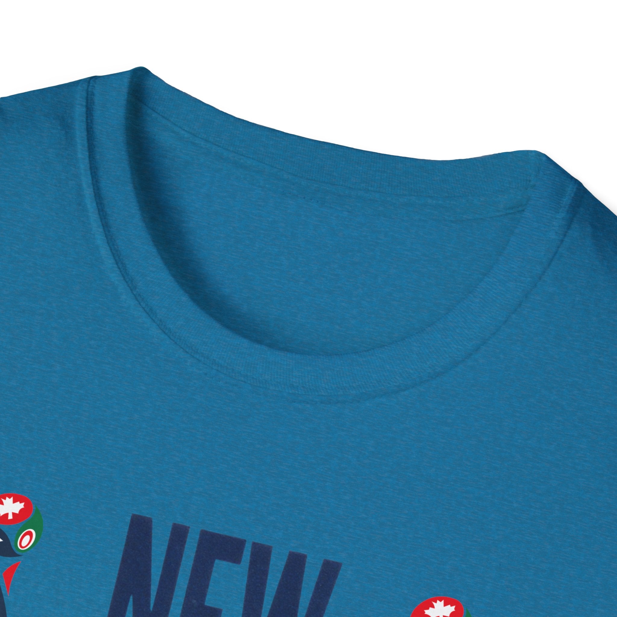 New York USA World Cup 2026 T-Shirt — American Flag Skyline Soccer Tee
