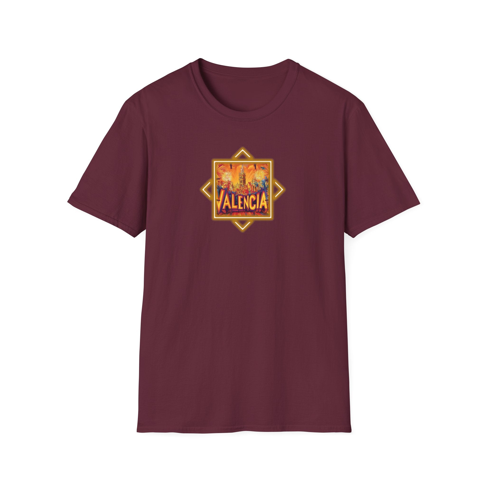 Valencia Sunset Badge T-Shirt | Spanish City Travel Tee